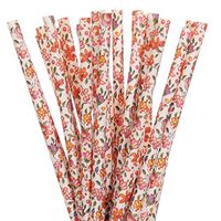 Biodegradable Paper Straws Flower (100)