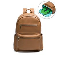 Backpack for Women Leather by Mominside, Backpack Purse, womens backpack (Brown)