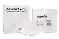 Dukal Advazorb Lite Hydrophilic Foam Dressing, Sterile, 6" W x 6" L (Pack of 10)