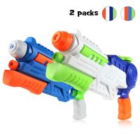 Tobeape 2 Pack Super Water Gun, 1200CC High Capacity Water Soaker Blaster Squirt Gun Swimming Pool Beach Sand Water Fighting Toy for Kid&Adult