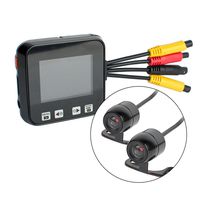 Pevor Dual Lens Dash Cam Waterproof Motorcycle Sports Action Camcorder DVR Video