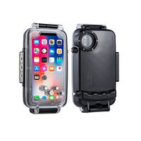 MTTLS Diving Shell 40M Waterproof Diving Housing Photo Video Taking Underwater Cover Case iPhone X iPhone 7/8 iPhone 7 Plus & 8 Plus,Black,Iphonex