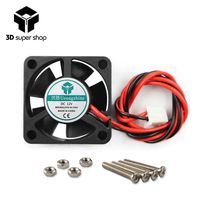 DC 5V/12V/24V 2Pin Mini Cooling Fan 25MM 25x25x10mm Small Exhaust Fan for 3D Printer 2510 2 Pin 25x25x10 give Screw Parts - (Size: 2510 24V give Screw)