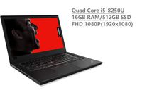 2019 Lenovo Thinkpad T480 14" Full HD FHD (1920x1080) Business Laptop (Intel 8th Gen Quad-Core i5-8250U, 16GB DDR4 RAM, 512GB SSD) Backlit, Thunderbolt 3 Type-C, WiFi, Windows 10 Pro, Black