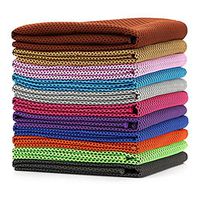 Cooling Towel Ice Towel for Neck Instant Cooling Chilly Towel for Men Women Kids Super Absorbent Microfiber Towel for Athletes Workout Sports Fitness Gym Running Camping Set 4 Pack Colour Random