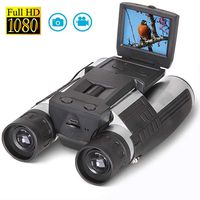 Womdee Digital Camera Binoculars, 2'' LCD Display 1080P 12X Magnification Video Photo Recorder, Support 32G TF Card USB Digital Binoculars with Camera for Bird Watching Outdoor Sports Games Concerts