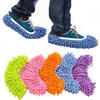Jesica Cleaning Mop Slipper Shoes Floor Mop (Random Color)
