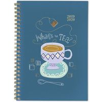 2019-2020 Academic Planner, Cambridge Weekly & Monthly Appointment Book, 5-1/2" x 8-1/2", Small, What's The Tea Collection (1179-200A)