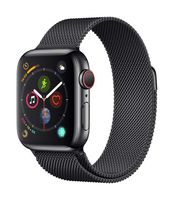 Apple Watch Series 4 (GPS + Cellular, 40mm) - Space Black Stainless Steel Case with Space Black Milanese Loop