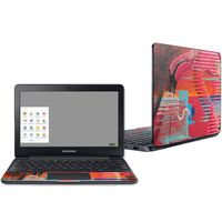 Mightyskins Skin Compatible With Samsung Chromebook 3 11.6" - Flamboyant Flamingos | Protective, Durable, And Unique Vinyl Decal Wrap Cover | Easy To Apply, Remove, And Change Styles | Made In The Usa