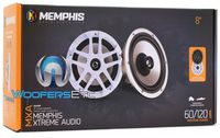 Memphis MXA80 8" Marine Grade Construction 2-Way Coaxial Speakers