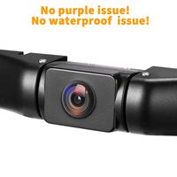 NATIKA License Plate Backup/Front View Camera,IP69K Waterproof HD Great Night Vision Wide View Angle Reverse Rear View Backup Camera for Pickup Trucks Cars Jeep SUV Van RV