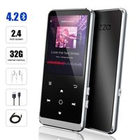 2.4" Screen MP3 Player, Fizzo 32GB MP3 Player with Bluetooth 4.2, HiFi Sound Quality MP3 Player with FM Radio and Recorder, Supports up to 128GB, Durable and Easy-to-Use MP3 Player for Kids & Adult