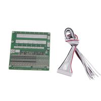 Liukouu 30A 16S 48V LiFePO4 60V Lithium Polymer Battery BMS Protection Board with Balancing