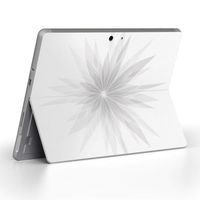 igsticker Ultra Thin Premium Protective Back Stickers Skins Universal Tablet Decal Cover for Microsoft Surface Go (2018) 009583 Flour　Simple　Gray