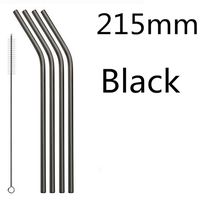 4 8Pcs Reusable Drinking Straw 304 Stainless Steel Metal Straw with Cleaner Brush for Mugs 20 30Oz