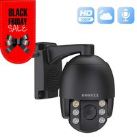 PTZ Security Camera,Wireless IP Camera,PTZ Dome Camera, Outdoor 1080P Security Camera with Two Way Audio,IP66 Waterproof,165ft Night Vision,Motion Detection & E-Mail/Push Alerts by OOSSXX