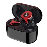 True Wireless Earbuds, Bluetooth 5.0 Wireless Headphones APTX Deep Bass Stereo HiFi Sound Noise Cancelling Sweatproof TWS Bluetooth Earbuds, CVC8.0 Built-in Mic Wireless Earphones with Qi Charging Box