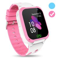 Karaforna Kids Smart Watch Phone - Boys Girls Smartwatch with Camera Games Touch Screen SOS Call Voice Chatting Flashlight Kid Watches Birthday Gifts for 3-12 Year Old Children Learning Toys (Blue)