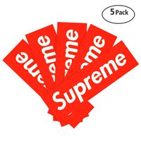 QEMILYQ Stickers, 5PCS Street Fashion Oil Waterproof Laptop Vinyl Sticker for Water Bottles,Phones,Luggage,Motorcycle, MacBook,Sketeboard, DIY Party Supplie Patches Decal-7.5 x 2 inch Box Logo