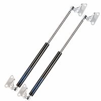 ARANA 15-Inch Universal Lift Supports Struts/Gas Spring Prop Force 300N/65LB Per Shock for RV Bed Platform/Floor Hatch/Outdoor Bench/Cabinet/Tool Box/Truck Canopy/Camper Shell Cover Lid Door, 2 Pcs
