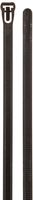 Aviditi CTR10B Nylon Releasable Cable Tie, 10" Length x 19/64" Width, 50 lbs Tensile Strength, Black (Case of 1000)