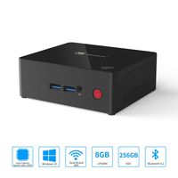 Mini PC, Aoxun Windows 10 64-bit Intel Celeron J3455 Processor(up to 2.3GHz) Desktop Computer,8G DDR3 256G SSD,1000Mbps LAN / 2.4+5.8G WiFi / BT4.2/4xUSB/2xHDMI/4K