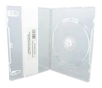 CheckOutStore (200) Premium Standard Single 1-Disc DVD Cases 14mm (Clear)