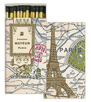 HomArt Matches - Map - Paris (Set of 12)