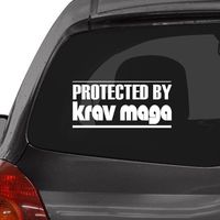 Custom Brother - PROTECTED BY KRAV MAGA Car Laptop Wall Sticker