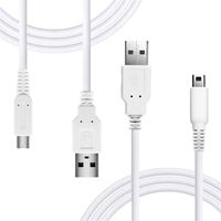 [2 Pack] USB Charger Power Cable Compatible with Nintendo 3DS XL - Pinowu Charging Cord Suitable for Nintendo New 3DS XL/New 3DS / 3DS / New 2DS XL/New 2DS / 2DS / DSi/DSi XL (2x3M)