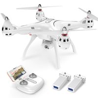Syma X8PRO GPS RC Drone with FPV Adjustable Wide-Angle 720P HD Camera Live Video, White
