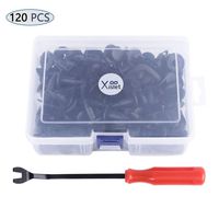 Xislet 120 PCS UTV Nylon Fender Clips/Body Rivets Replace for Polaris Ranger RZR Kawasaki Teryx Honda 90653-HC4-900 Pioneer Suzuki Sportsman ATVS Fastener Rivets 7661855 with Remover