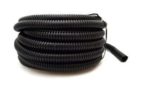 Nippon America Wire Loom Black 20' Feet 1 Split Tubing Hose Cover Auto Home Marine
