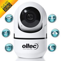 Security Camera WiFi Wireless IP Surveillance Camera Baby Video Monitor 1080p hd PTZ Indoor pan tilt Dog cat pet Remote Cloud Control Audio Nanny Move Motion Nursery Puppy Home