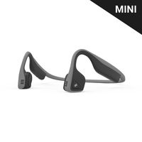 Aftershokz Titanium Mini Wireless Bone Conduction Bluetooth Headphones, Shorter Headband Size for Smaller Fit, Open-Ear Design, SLATE Grey, AS600MSG