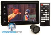 pkg Soundstream VR-65B 6.2in 2-DIN LCD Touchscreen DVD/MP3/MP4/DivX Receiver with Bluetooth + XO Vision HTC36 Backup Camera with Nightvision (Renewed)