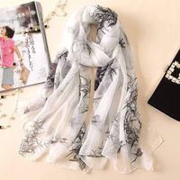 Hqysjin Ladies Silk Scarves Printed Shawl Wild Beach Towel,one,175110cm