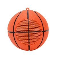 Mini Bluetooth Wireless Speaker Creative Basket Ball Shape Speaker Hands-Free Call with Super Bass for Outdoor Travel Cycling (Basketball)