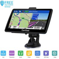 Car GPS,7 inch Car GPS Navigation Turn-by-Turn Direction Reminding Real Voice,GPS Navigation System for Car with Post Code Search Speed Camera Alert,Lifetime Free Update
