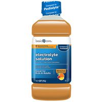 Basic Care Mixed Fruit Electrolyte Solution, 33.8 Fluid Ounces