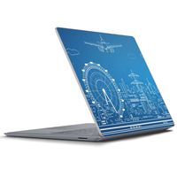 igsticker Skin for Surface Laptop3 / Laptop2 / Laptop Ultra Thin Premium Protective Full Body Stickers Skins Universal Tablet Decal Cover 010473 Landscape　View　Airplane