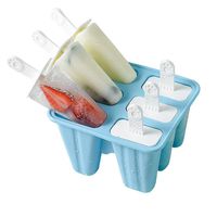 Popsicle Molds 6 Pieces Silicone Ice Pop Molds BPA Free Popsicle Mold Reusable Easy Release Ice Pop Maker