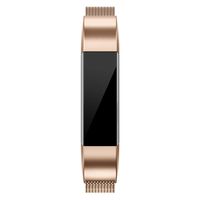 QusFy Metal Bands Compatible with Fitbit Alta/Alta HR/Ace, Stainless Steel Metal Replacement Accessories Wristband Small Large for Women Men, Silver, Black, Rose Gold, Colorful, Champagne