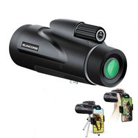 Monocular Telescope, 12×50 High Power HD SUNCOER Monocular with Smartphone Holder and Tripod Waterproof HD FMC Bak4 Prism for Youth Bird Watching Match Hunting Camping Outdoor Sporting