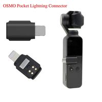OSMO Pocket Android Smartphone USB-C Phone Adapter Connector Micro USB Type-C Mount Holder Bike Bracket Compatible with DJI OSMO Pocket Handheld Gimbal Accessories (Osmo Pocket Lightning Connector)