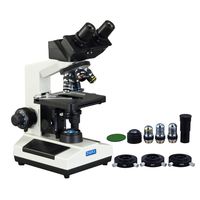 OMAX 40X-2000X Built-in 3.0MP Digital Camera Phase Contrast Compound Microscope w Replaceable LED Light