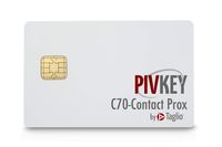 PIVKey C70-CP Contact PKI Smart Card with Standard Physical Access Credentials PACS, Standard ISO.