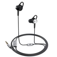 AUKEY Active Noise-Canceling Earbuds, in-Ear Wired Headphones with 3 Adaptable Audio Modes and Built-in Mic Compatible for iPhones, Samsung and More