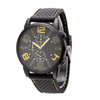 Zippem Men Quartz Wrist Watch Fashion Pointer Round Dial Silicone Band Student Watch Smart Watches